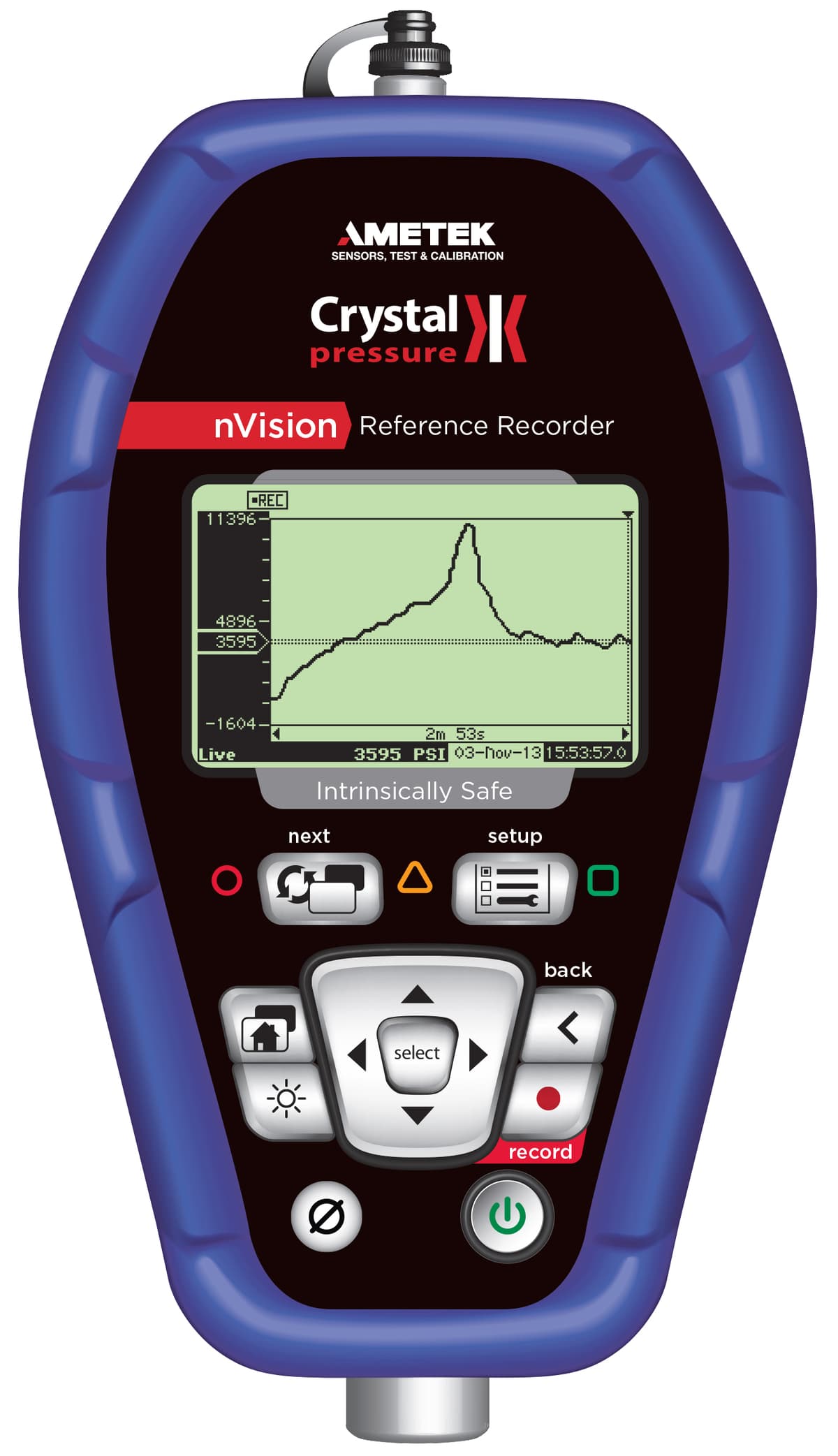 Crystal nVision Reference Pressure Recorder