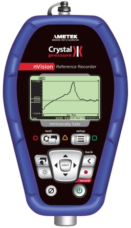 Crystal nVision Reference Pressure Recorder
