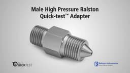 Ralston High Pressure Quick-test Adapters – image 2
