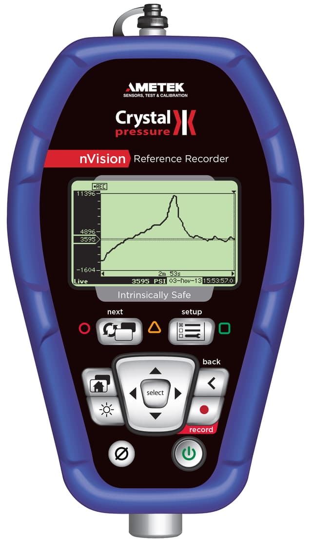 Crystal nVision Reference Pressure Recorder